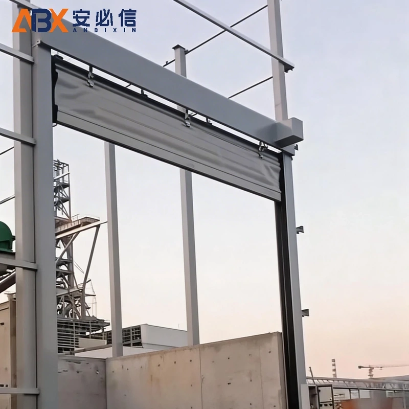 石家庄市软帘堆积门